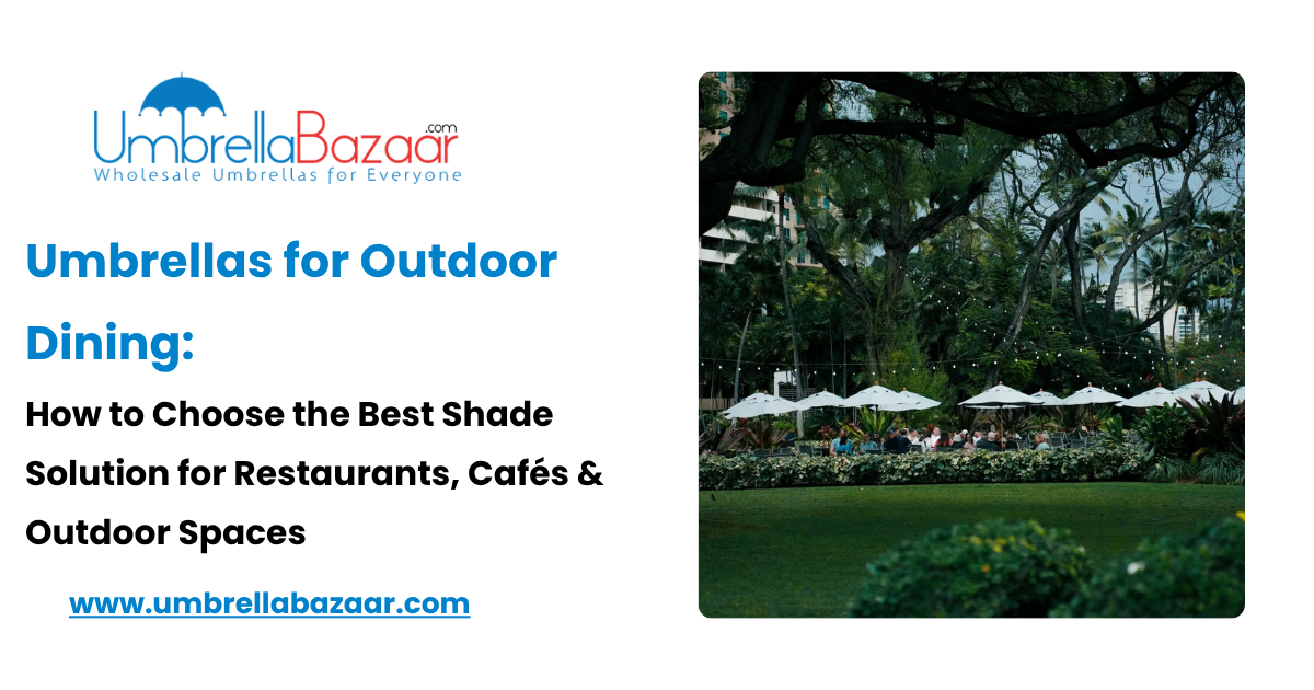Umbrellas for Outdoor Dining