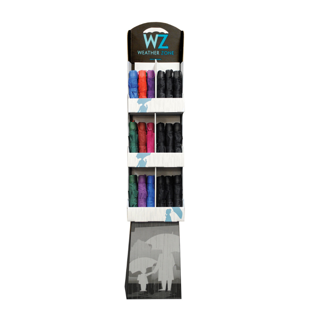 Wholesale Mini Umbrella Counter Display Rack - 36 pcs