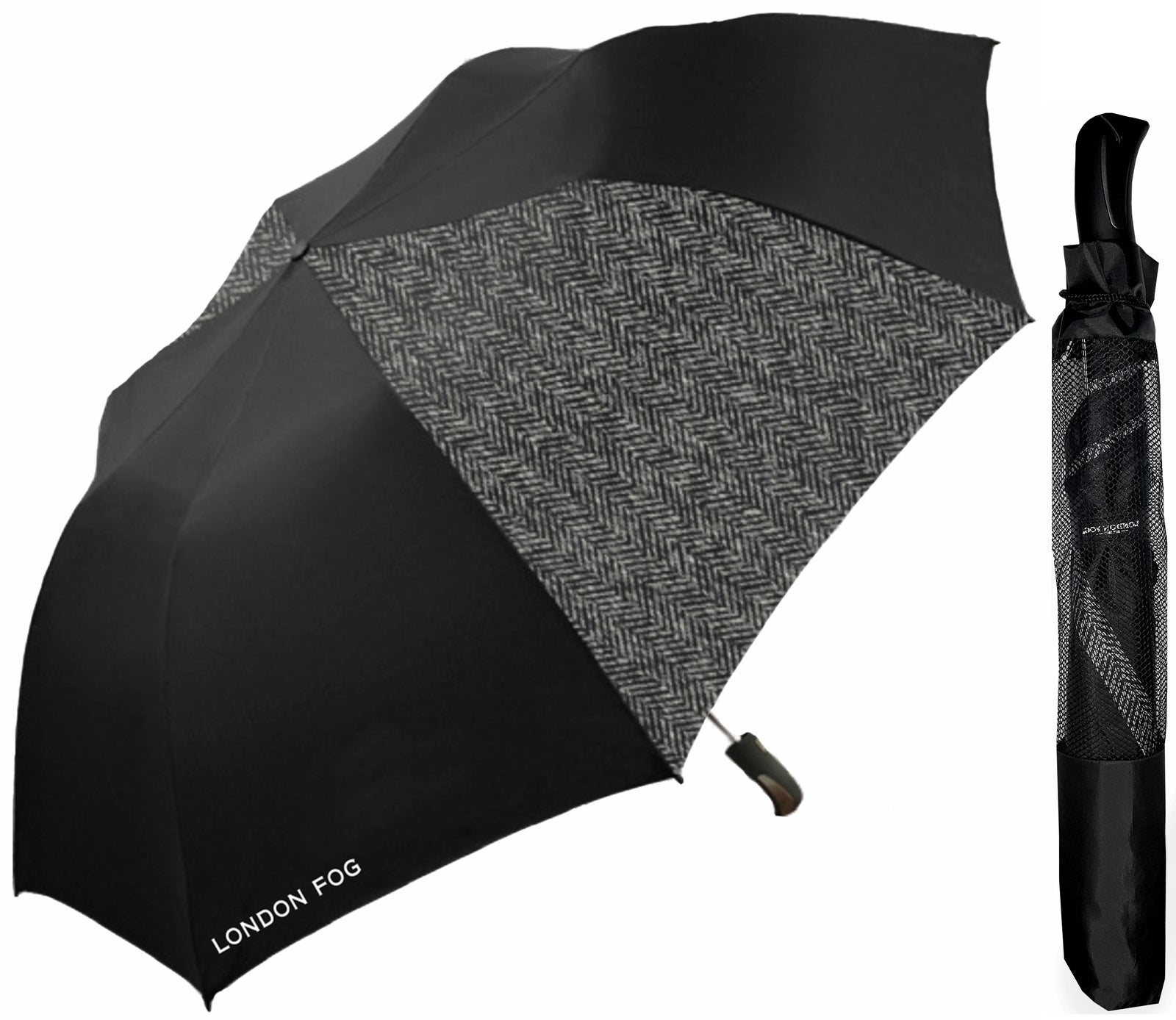 Wholesale London Fog Automatic Folding Two-Person Windproof Umbrella