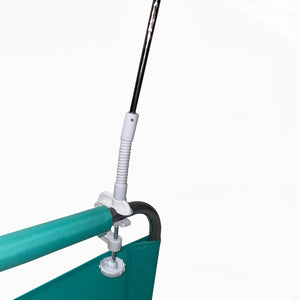 Caribbean Joe 48 Inch Horizon Stripe Clamp Beach Umbrella