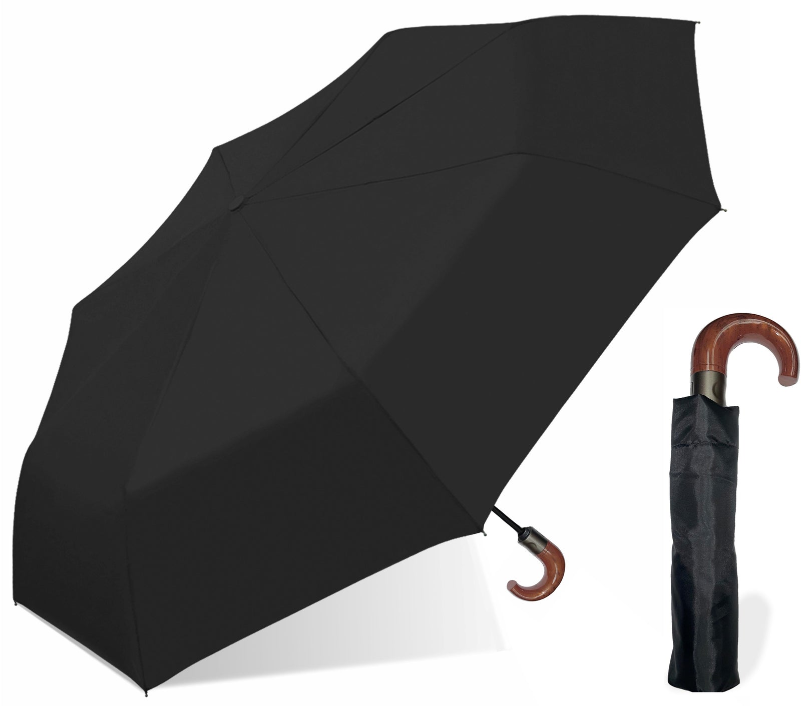 Wholesale London Fog Folding Auto Wood Handle Golf Assorted Umbrella