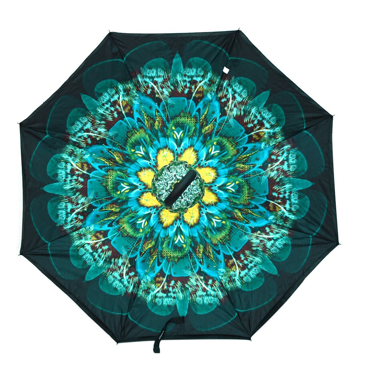 Wholesale Peacock Double Layer Inverted Umbrella