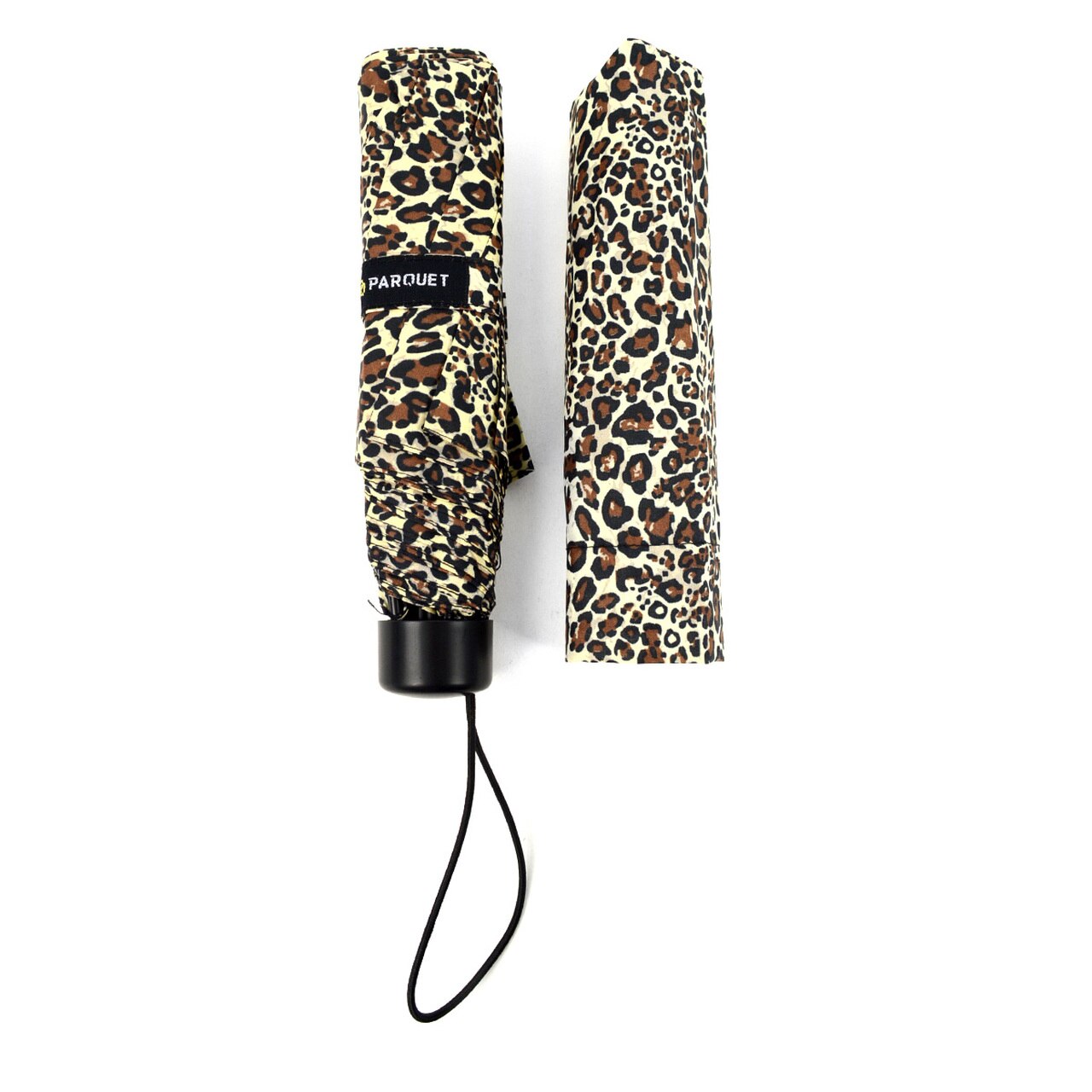 Wholesale Leopard Print Telescopic Compact Umbrella