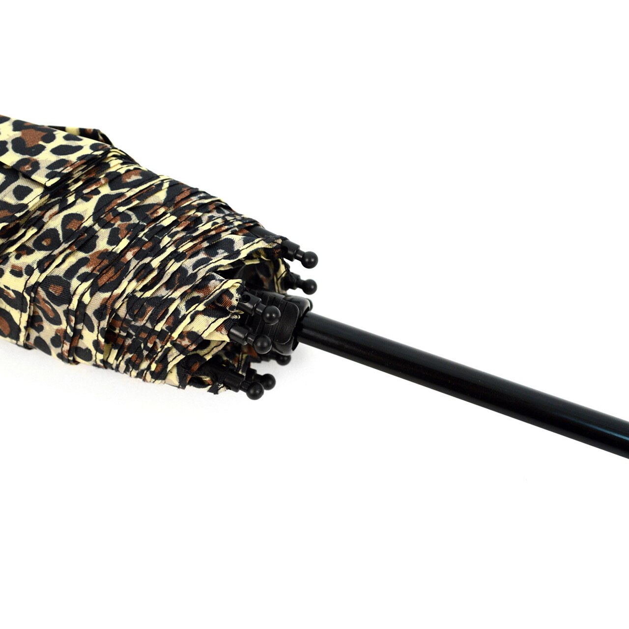 Wholesale Leopard Print Telescopic Compact Umbrella