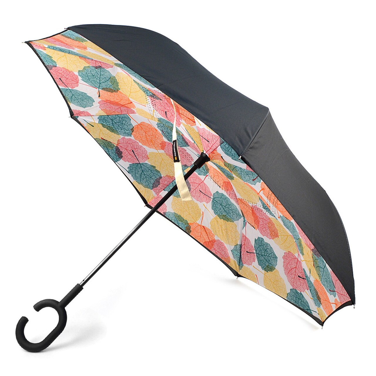 Wholesale Autumn Leaves Double Layer Inverted Umbrella