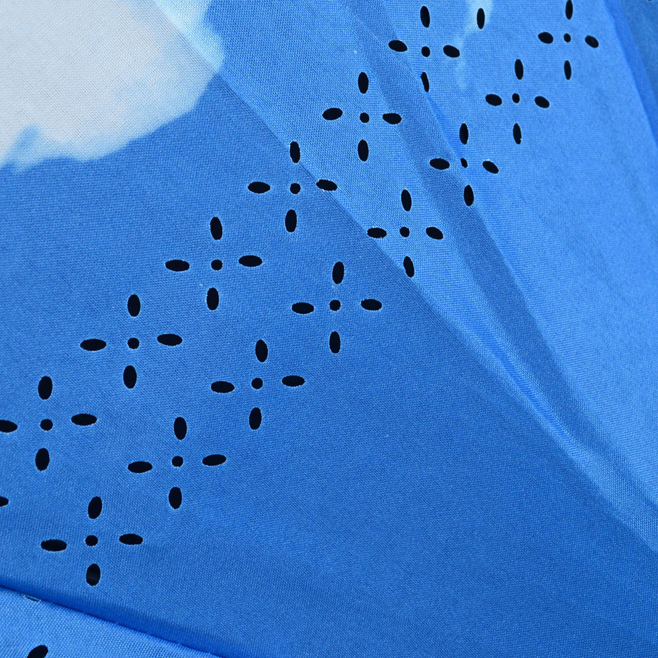 Wholesale Blue Sky Double Layer wrist handle Inverted Umbrella