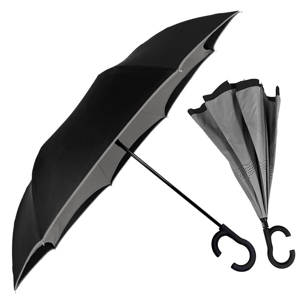 Wholesale ViceVersa Solid Colors Inverted Umbrella