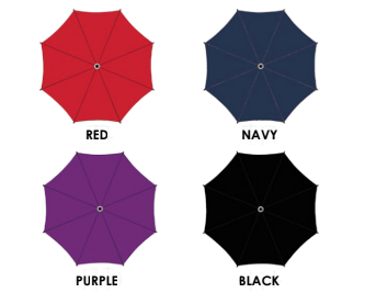 Wholesale Auto Folding Solid Assortment Economy Umbrella